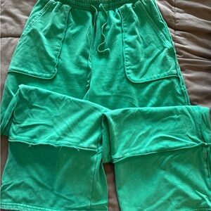 Green Sweat Pants